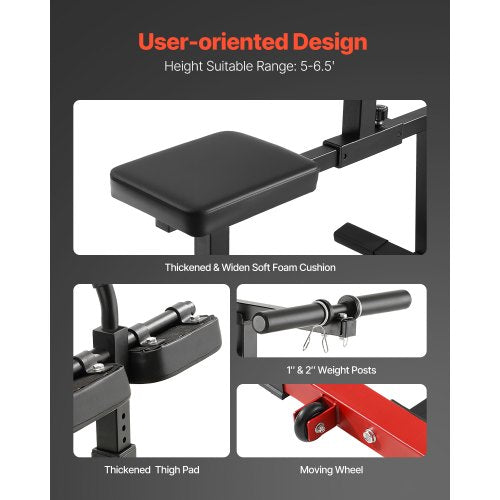 Seated Calf Machine 440 LBS Capacity Calf Raise Machine Seated Calf Raise
