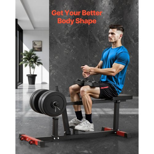 Seated Calf Machine 440 LBS Capacity Calf Raise Machine Seated Calf Raise