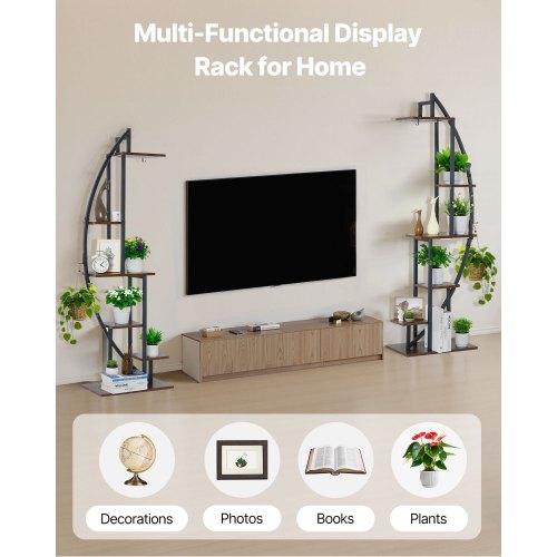 Plant Stand Indoor with Grow Lights 63 in Tall 6Tiered Lighted Plant