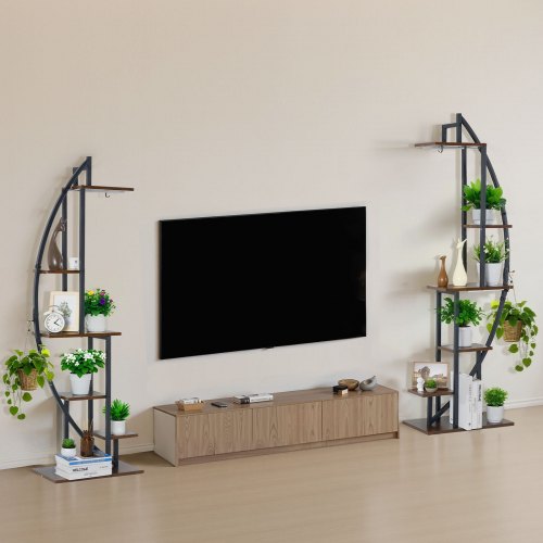 Plant Stand Indoor with Grow Lights 63 in Tall 6Tiered Lighted Plant