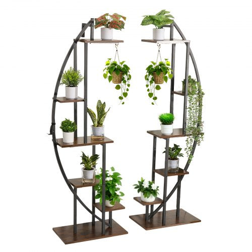 Plant Stand Indoor with Grow Lights 63 in Tall 6Tiered Lighted Plant