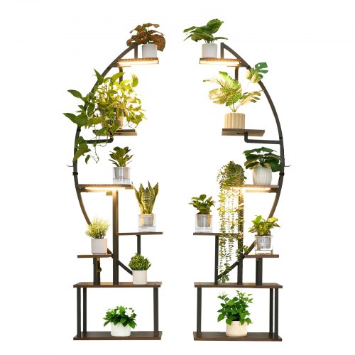 Plant Stand Indoor with Grow Lights 65.5 in Tall 7Tiered Lighted Plant