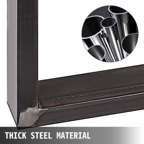 Set of 2 Steel Table Legs 28Height 23Wide Dining Table Legs Heavy Duty