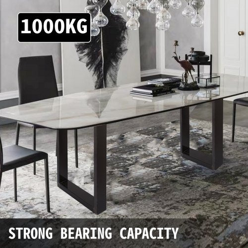 Set of 2 Steel Table Legs 28Height 23Wide Dining Table Legs Heavy Duty