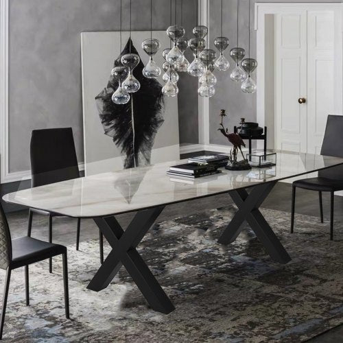 Set of 2 Steel Table Legs 28Height 30Wide Dining Table Legs Heavy