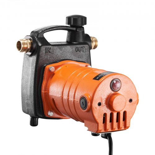 Cast Iron Water Transfer Pump 115V AC 1600 GPH 12HP Portable Electric