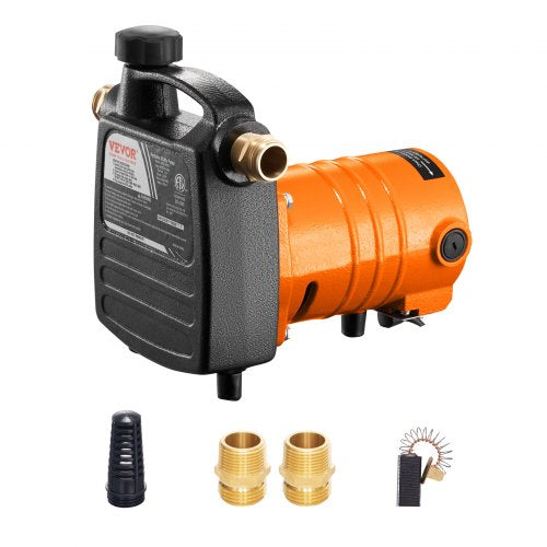 Cast Iron Water Transfer Pump 115V AC 1600 GPH 12HP Portable Electric
