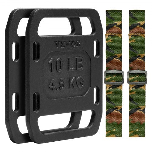 Cast Iron Ruck Weights 10LB Pair Ruck Plate Weighted Weights for Rucking