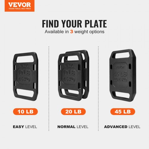 Cast Iron Ruck Weights 45LB Single Ruck Plate Weighted Weights for Rucking