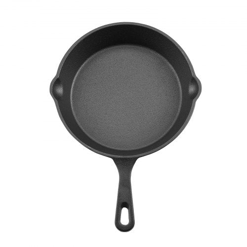 Cast Iron Skillet 3Piece Frying Pan Set 6 8 10 in HeavyDuty Skillets