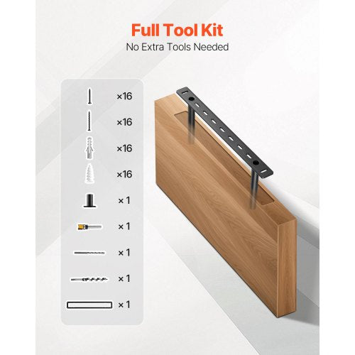 Floating Shelf Brackets 2 Pcs 150 lbs68 kg Weight Capacity 16x62x15