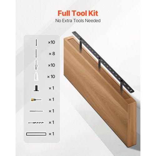 Floating Shelf Bracket 1 Pack 190 lbs86 kg Weight Capacity 34x62x15
