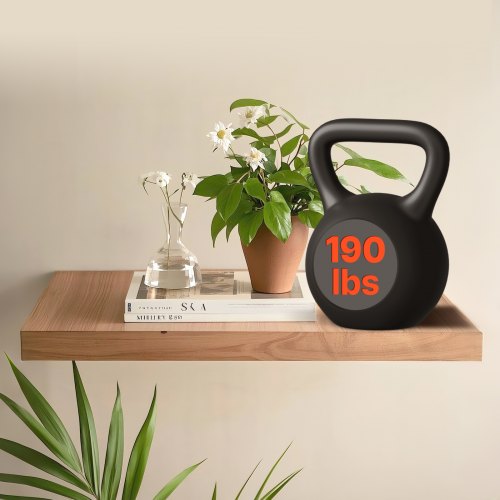 Floating Shelf Bracket 1 Pack 190 lbs86 kg Weight Capacity 34x62x15
