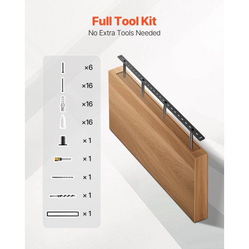 Floating Shelf Bracket 1 Pack 230 lbs104 kg Weight Capacity 43x62x15