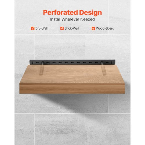 Floating Shelf Brackets 2 Pcs 150 lbs68 kg Weight Capacity 22x62x15