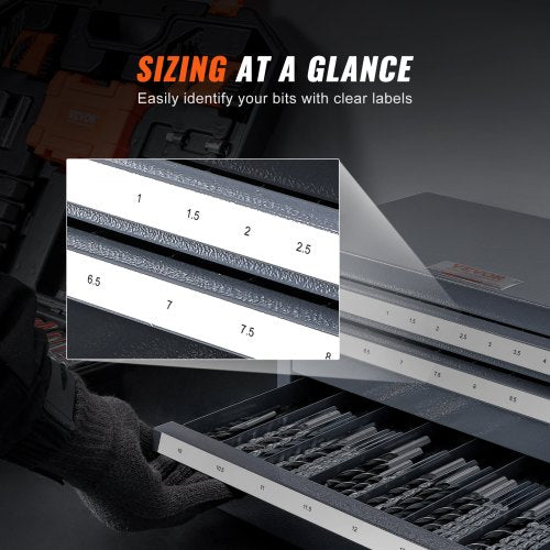Drill Bit Dispenser Cabinet ThreeDrawer Drill Bit Organizer Cabinet for 1mm
