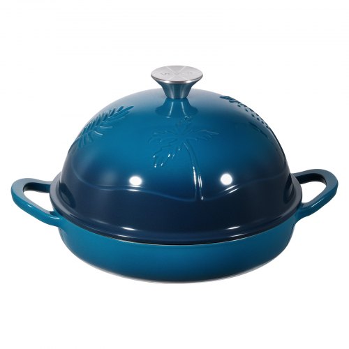 Enameled Cast Iron Dutch Oven 5 Quart Pot for Sourdough Bread Baking