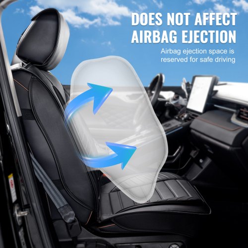 Seat Covers Universal Car Seat Covers Front Seats 2pcs Faux Leather Seat