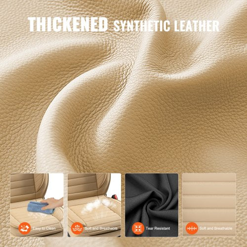 Seat Covers Universal Car Seat Covers Front Seats 2pcs Faux Leather Seat