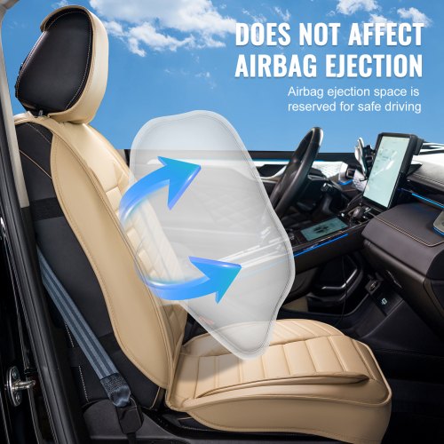 Seat Covers Universal Car Seat Covers Front Seats 2pcs Faux Leather Seat