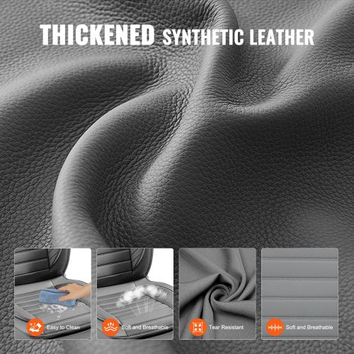 Seat Covers Universal Car Seat Covers Front Seats 2pcs Faux Leather Seat