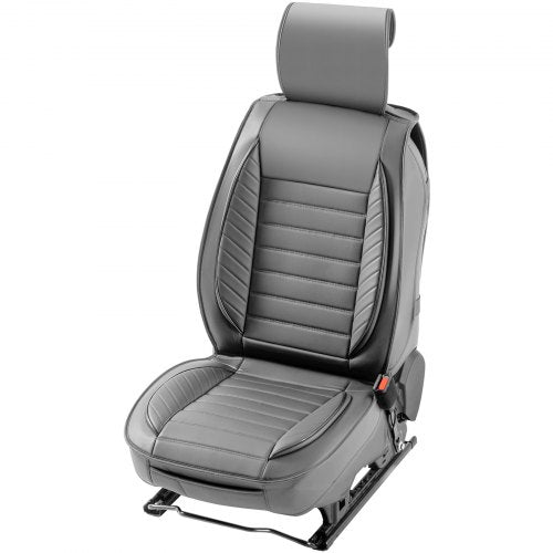 Seat Covers Universal Car Seat Covers Front Seats 2pcs Faux Leather Seat