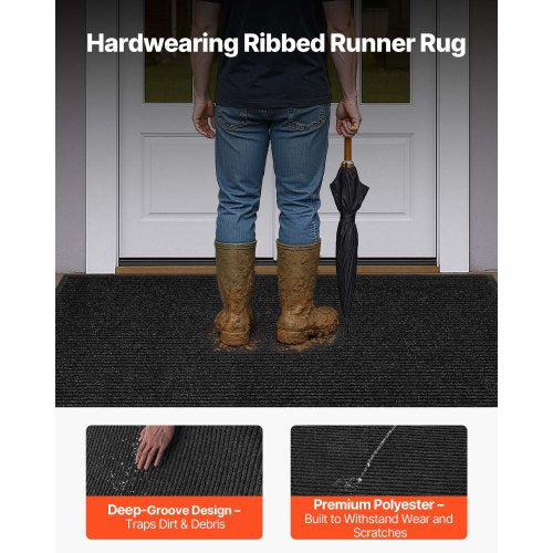 Front Door Mat 6 x 4 ft Commercial Floor Mat for Indoor and Outdoor
