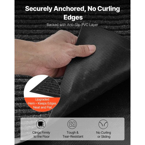 Front Door Mat 8 x 4 ft Commercial Floor Mat for Indoor and Outdoor