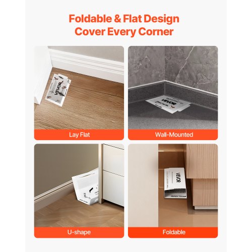 Insect Glue Trap 36 Pack Glue Boards Peanut Scent Foldable Design Sticky