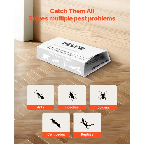 Insect Glue Trap 36 Pack Glue Boards Peanut Scent Foldable Design Sticky