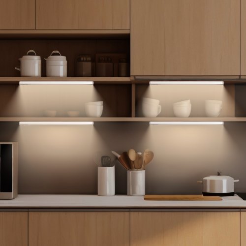 Under Cabinet Lighting 2 PCS 62 LED Motion Sensor Lights Rechargeable