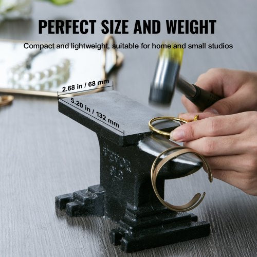 Single Horn Anvil High Hardness Rugged Round Horn Anvil Blacksmith88Lbs