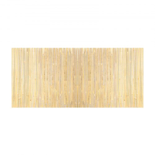 Natural Bamboo Slat Screening EcoFriendly Privacy Bamboo Slat Fence 3 ft