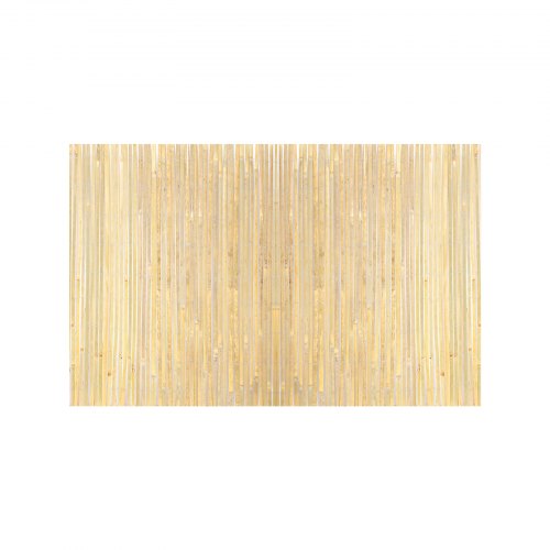 Natural Bamboo Slat Screening Privacy Bamboo Slat Fence 6 ft H x 13 ft L