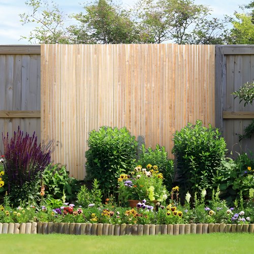 Natural Bamboo Privacy Fence Screen EcoFriendly Privacy Bamboo Slat Fence
