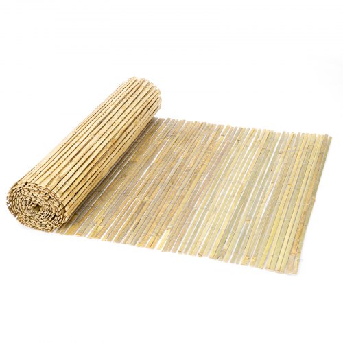 Natural Bamboo Privacy Fence Screen EcoFriendly Privacy Bamboo Slat Fence