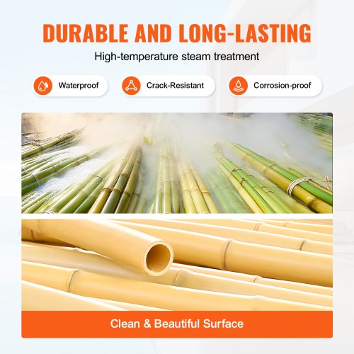 Natural Rolled Bamboo Fence EcoFriendly Bamboo Privacy Fence 4 ft H x 8 ft