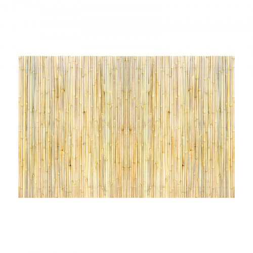 Natural Rolled Bamboo Fence EcoFriendly Bamboo Privacy Fence 6 ft H x 8 ft