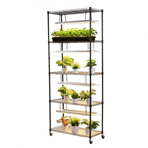 Plant Shelf with Grow Light 6Tier Indoor Plant Stand 71 in Tall Plants