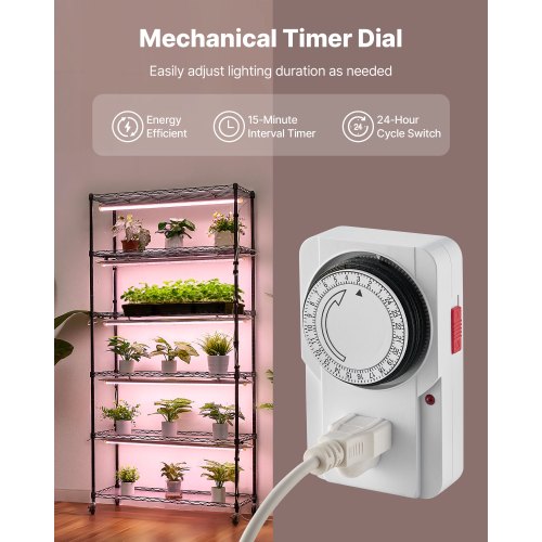 Plant Shelf with Grow Light 6Tier Indoor Plant Stand 71in Tall Indoor