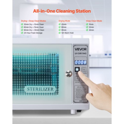 Nail Tool Cleaning Machine 12L Large Capacity MultiFunctional Tool