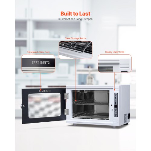 Nail Tool Cleaning Machine 12L Large Capacity Tool Cabinet Cleaner Box
