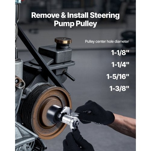 Power Steering Pump Pulley PullerInstaller Tool Set Compatible with Ford