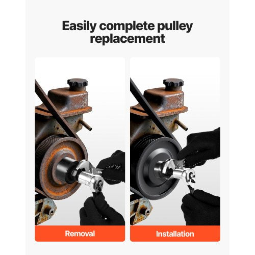 Power Steering Pump Pulley PullerInstaller Tool Set Compatible with Ford
