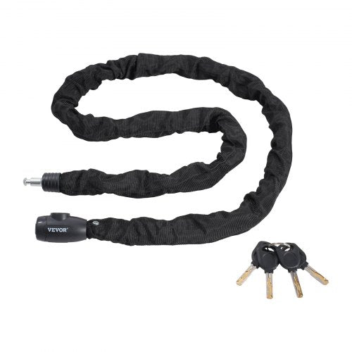Bike Chain Lock 591 Ft Combination Bicycle Chain Lock with 4 Keys Heavy