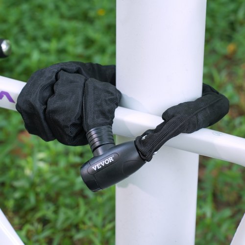 Bike Chain Lock 394 Ft Combination Bicycle Chain Lock with 4 Keys Heavy