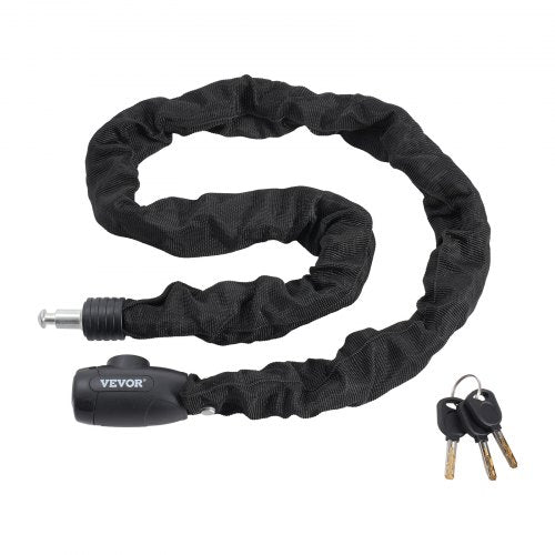Bike Chain Lock 394 Ft Combination Bicycle Chain Lock with 4 Keys Heavy