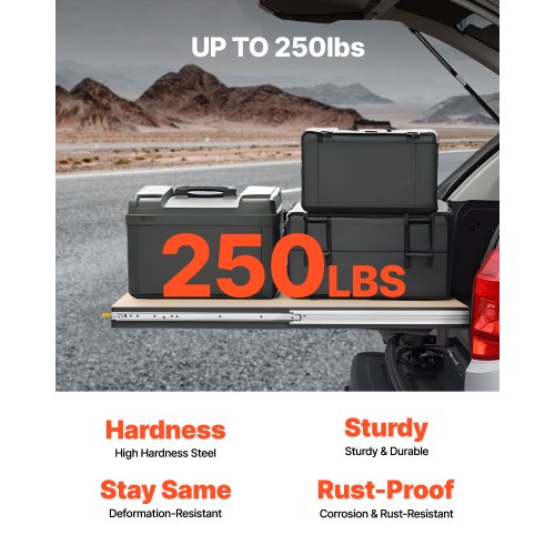 Heavy Duty Drawer Slides 60inch 1 Pair Locking Drawer Slides 250lbs Load