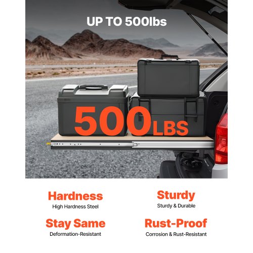 1 Pair Full Extension Drawer Slides 18 20 22 28 30 32 36 38 40 44 48 52 56