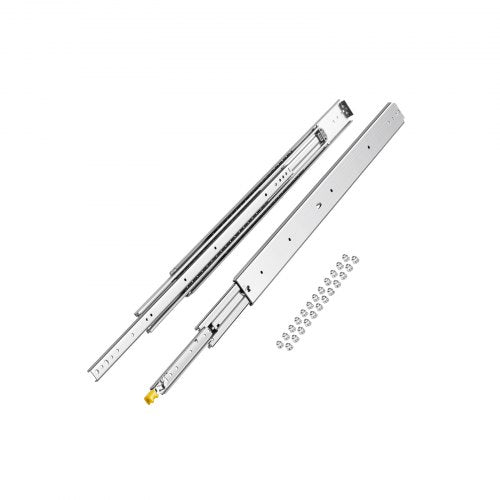 1 Pair Full Extension Drawer Slides 40 n 500 lbs Load Capacity Locking
